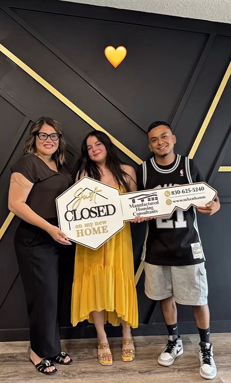Jessica celebrating a home closing with clients